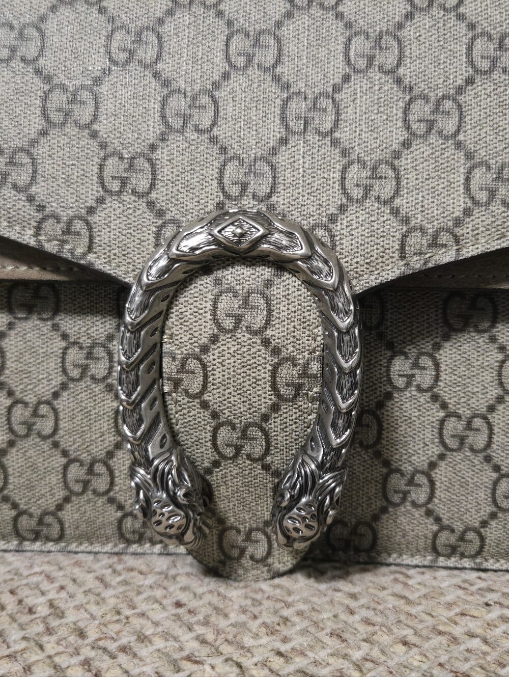 New Beige Dionysus Style Shoulder Bag Unbranded READ DESCRIPTION - Picture 2 of 12
